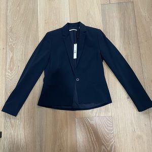T Tahari Navy Blazer